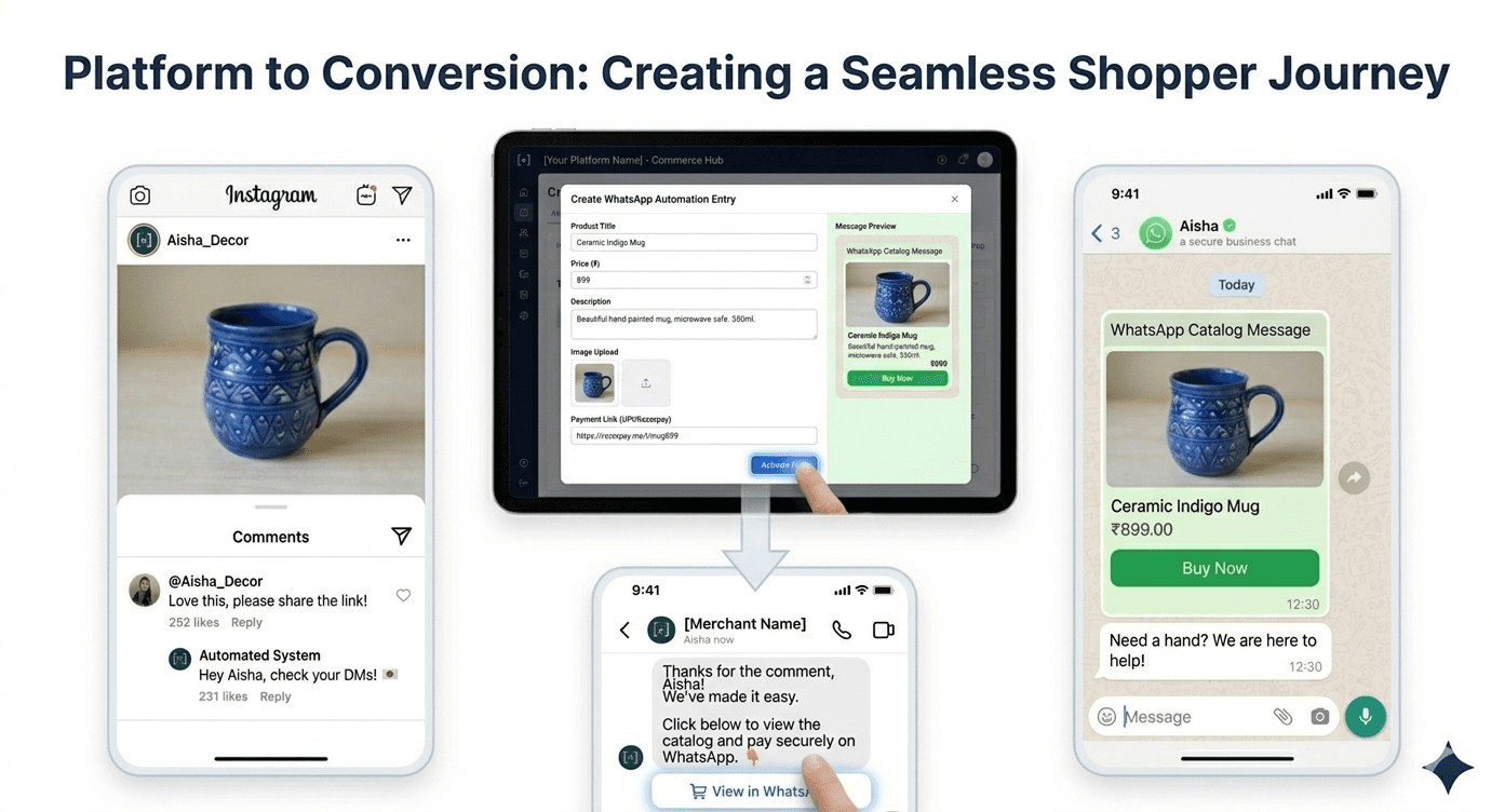 How WhatsApp commerce works